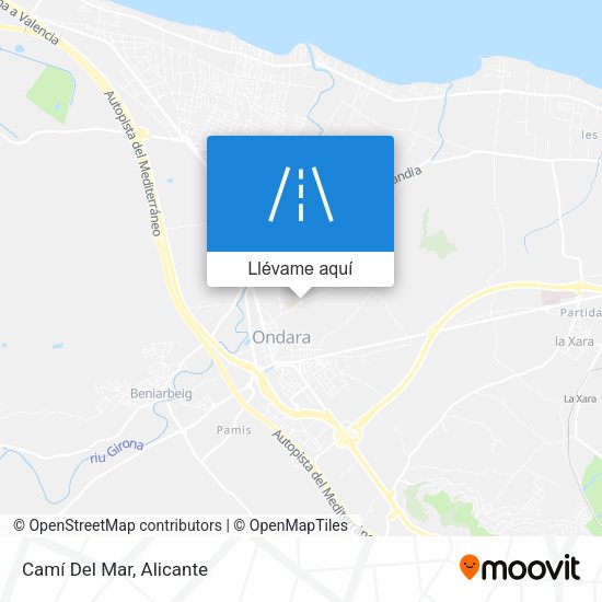 Mapa Camí Del Mar