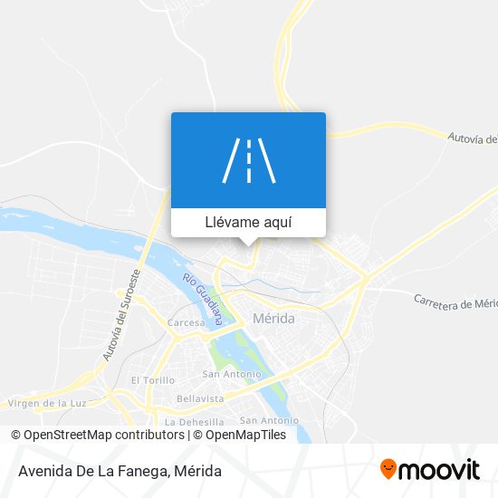 Mapa Avenida De La Fanega