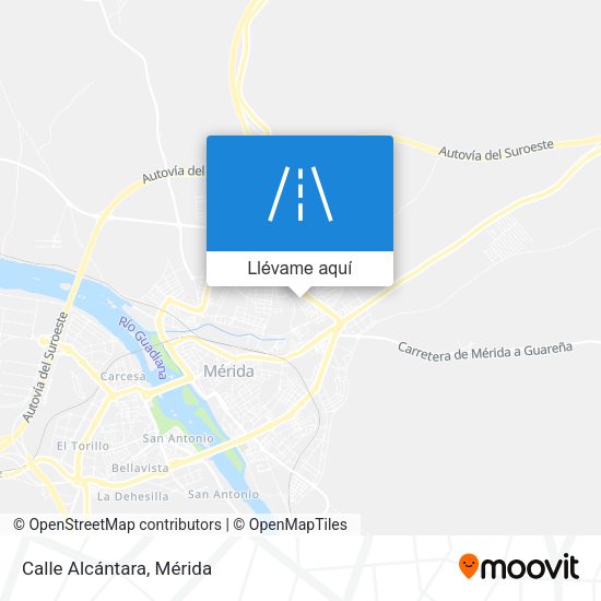 Mapa Calle Alcántara
