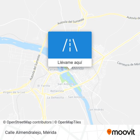 Mapa Calle Almendralejo