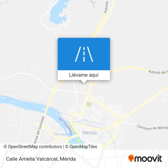 Mapa Calle Amelia Valcárcel