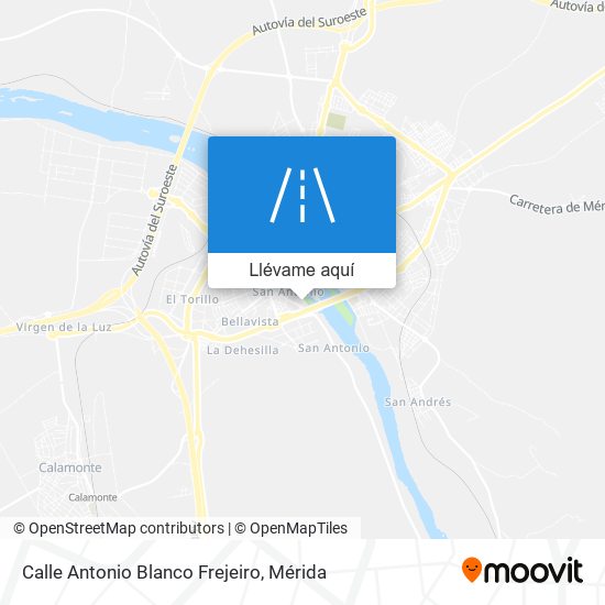 Mapa Calle Antonio Blanco Frejeiro