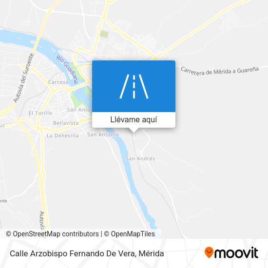 Mapa Calle Arzobispo Fernando De Vera