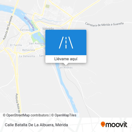 Mapa Calle Batalla De La Albuera
