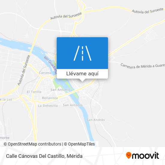 Mapa Calle Cánovas Del Castillo