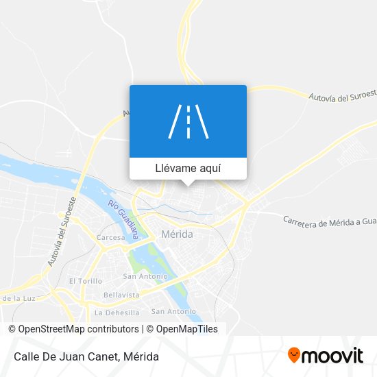 Mapa Calle De Juan Canet