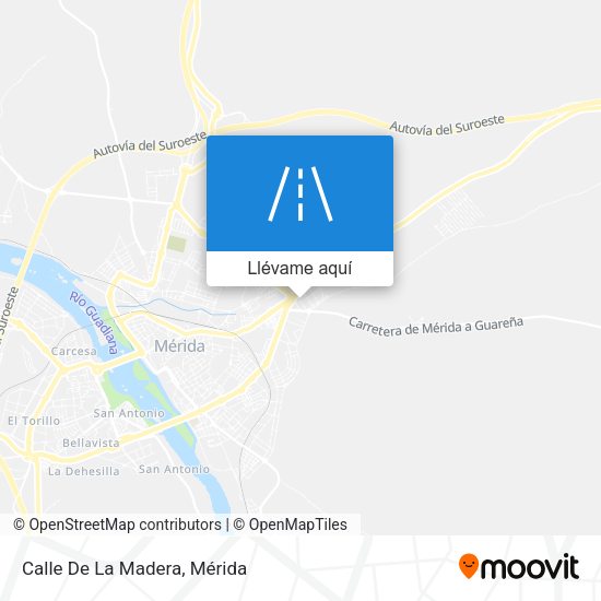 Mapa Calle De La Madera