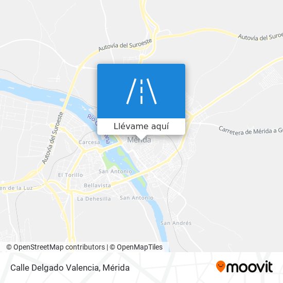 Mapa Calle Delgado Valencia