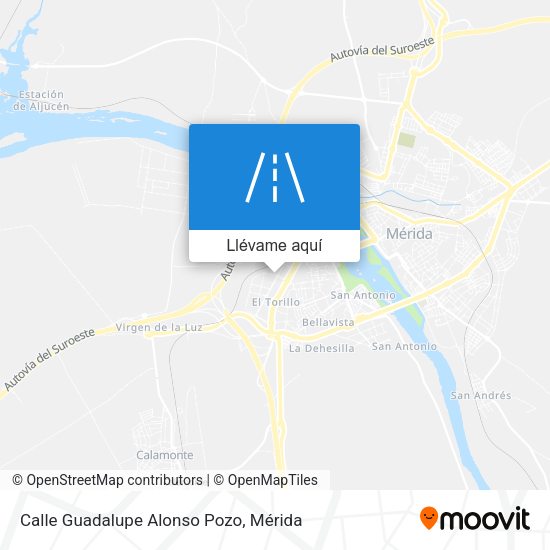 Mapa Calle Guadalupe Alonso Pozo
