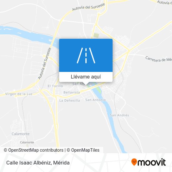 Mapa Calle Isaac Albéniz