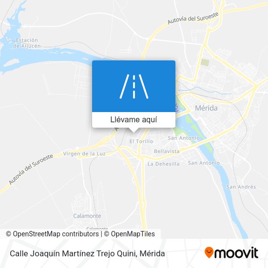 Mapa Calle Joaquín Martínez Trejo Quini