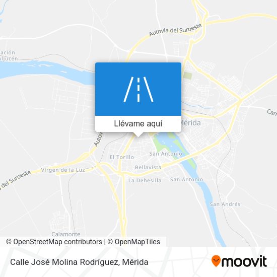 Mapa Calle José Molina Rodríguez