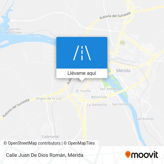 Mapa Calle Juan De Dios Román