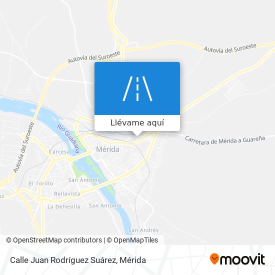 Mapa Calle Juan Rodríguez Suárez