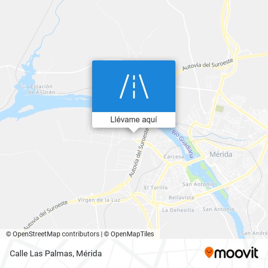 Mapa Calle Las Palmas