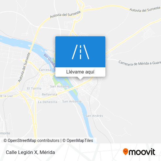 Mapa Calle Legión X