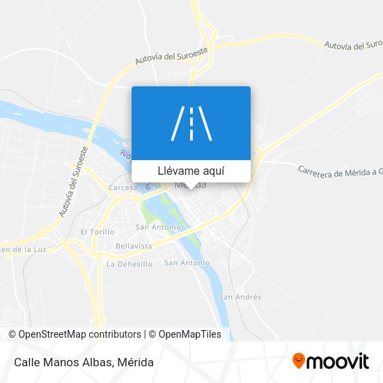 Mapa Calle Manos Albas