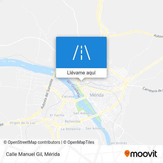 Mapa Calle Manuel Gil