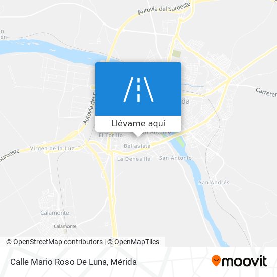 Mapa Calle Mario Roso De Luna