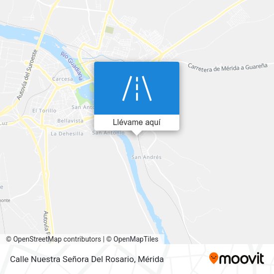 Mapa Calle Nuestra Señora Del Rosario