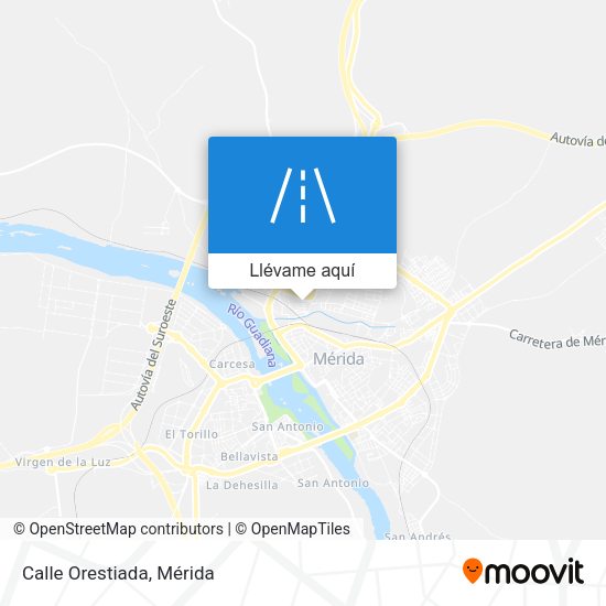 Mapa Calle Orestiada