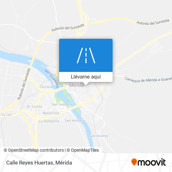 Mapa Calle Reyes Huertas