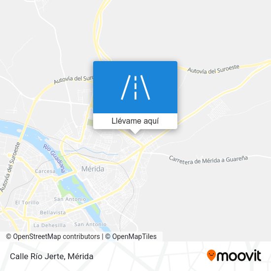 Mapa Calle Río Jerte