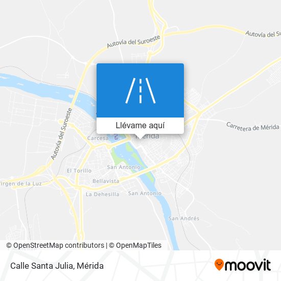 Mapa Calle Santa Julia