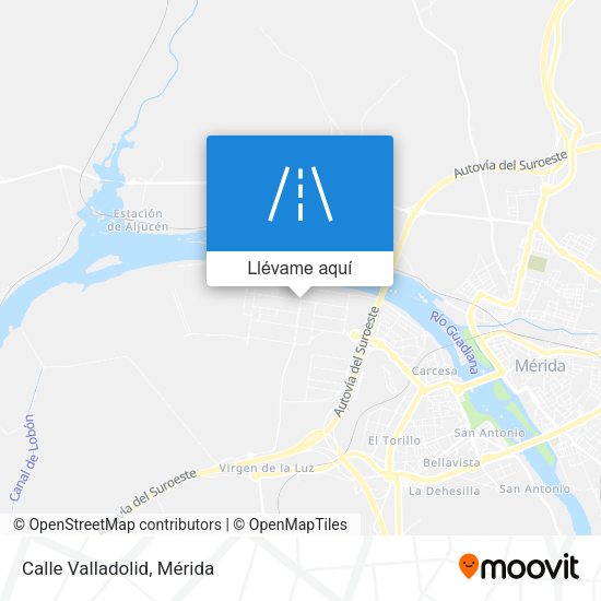 Mapa Calle Valladolid