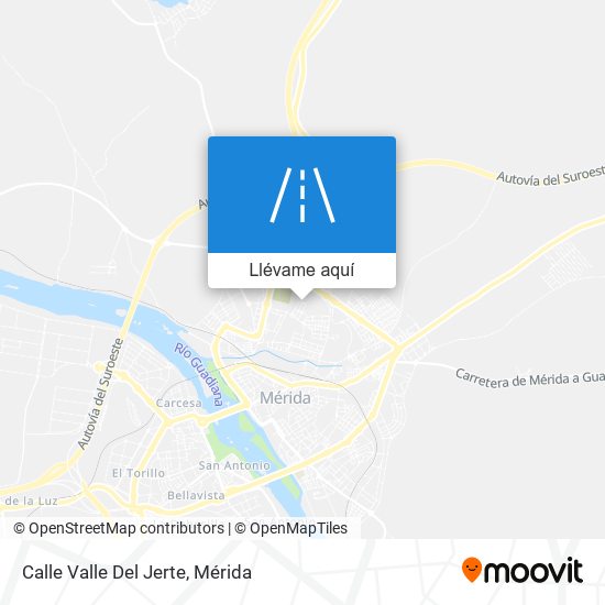 Mapa Calle Valle Del Jerte