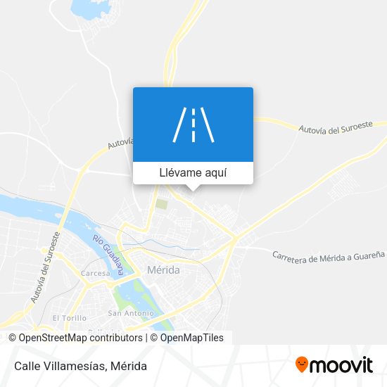 Mapa Calle Villamesías