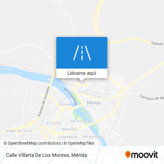 Mapa Calle Villarta De Los Montes