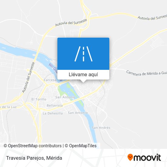 Mapa Travesía Parejos