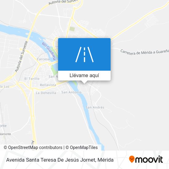 Mapa Avenida Santa Teresa De Jesús Jornet