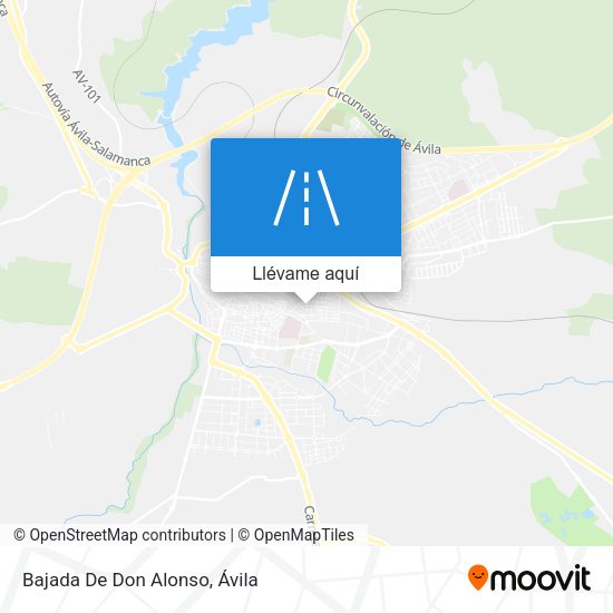 Mapa Bajada De Don Alonso