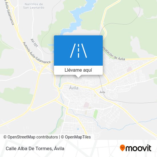 Mapa Calle Alba De Tormes
