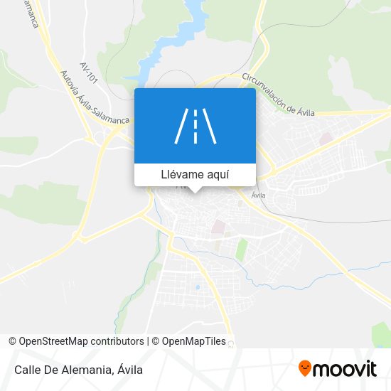Mapa Calle De Alemania