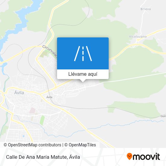 Mapa Calle De Ana María Matute