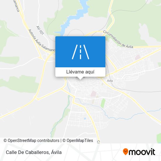 Mapa Calle De Caballeros
