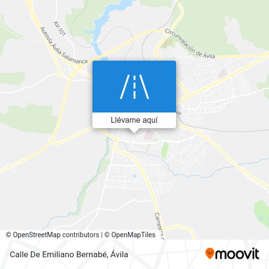 Mapa Calle De Emiliano Bernabé