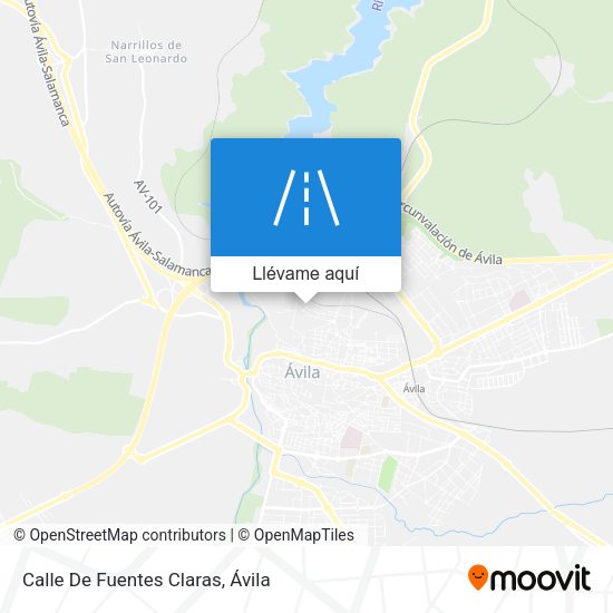 Mapa Calle De Fuentes Claras