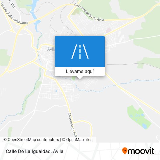 Mapa Calle De La Igualdad
