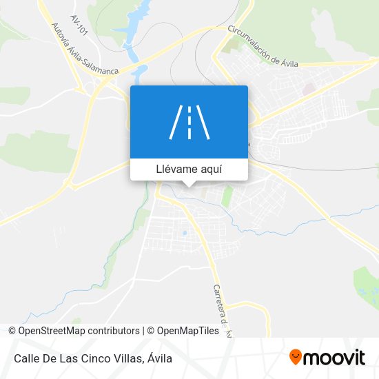 Mapa Calle De Las Cinco Villas