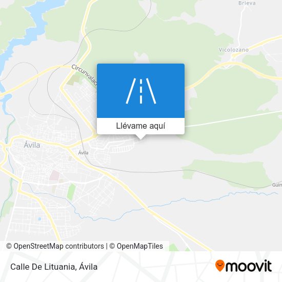 Mapa Calle De Lituania