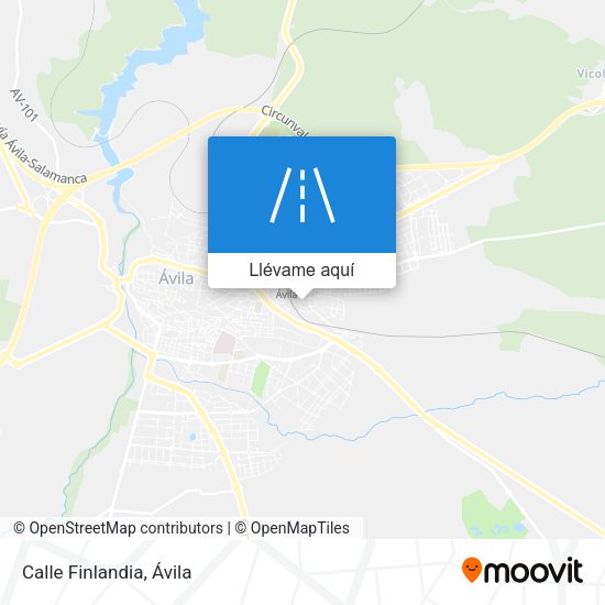 Mapa Calle Finlandia