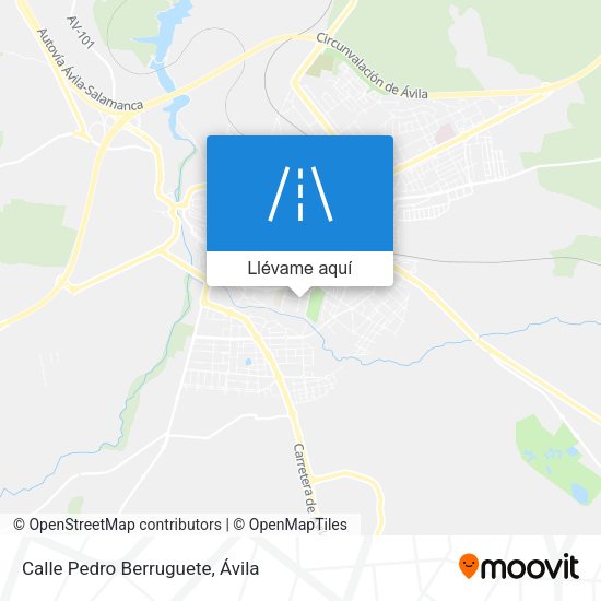 Mapa Calle Pedro Berruguete