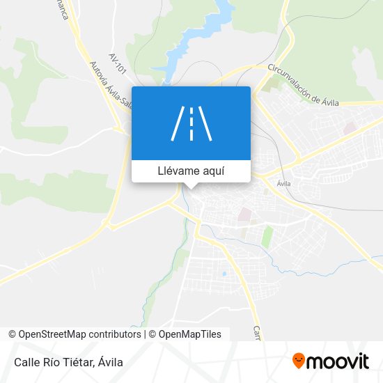 Mapa Calle Río Tiétar
