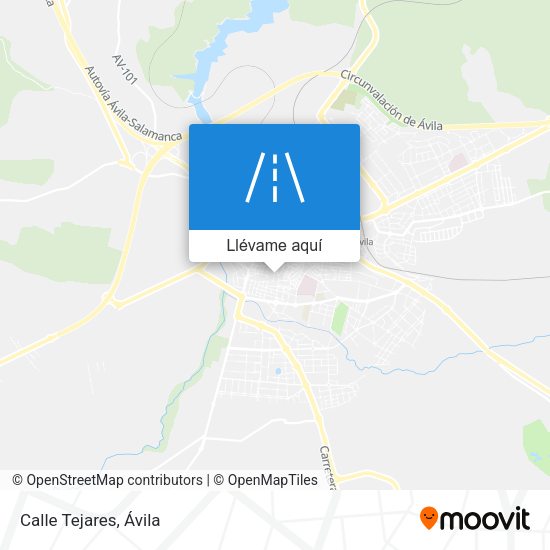 Mapa Calle Tejares