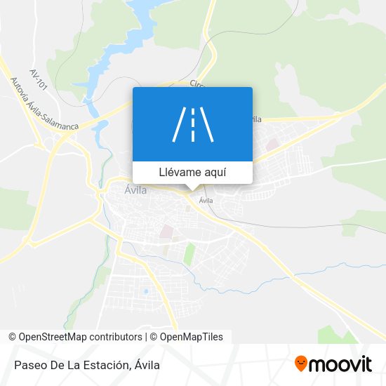 Mapa Paseo De La Estación