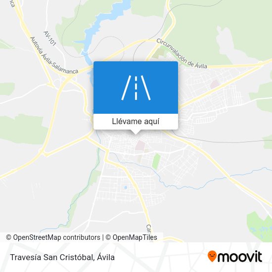 Mapa Travesía San Cristóbal
